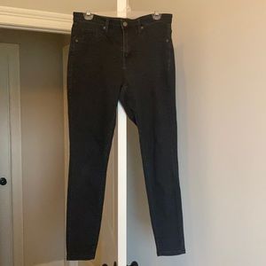 Height Waist Black Jeggings